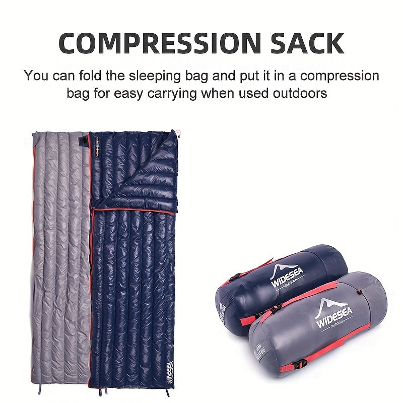 Ultralight Down Sleeping Bag Waterproof Portable w/ Compression Bag