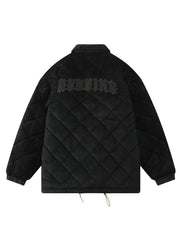 Men's Lapel Casual Winter Coat Chest Pocket Warm Thick Jacket