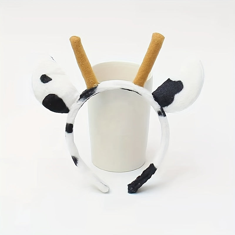 Cow Ears Headband Funny Hairband Wash Face Spa Make Up Head Hoop Hair Accessorie