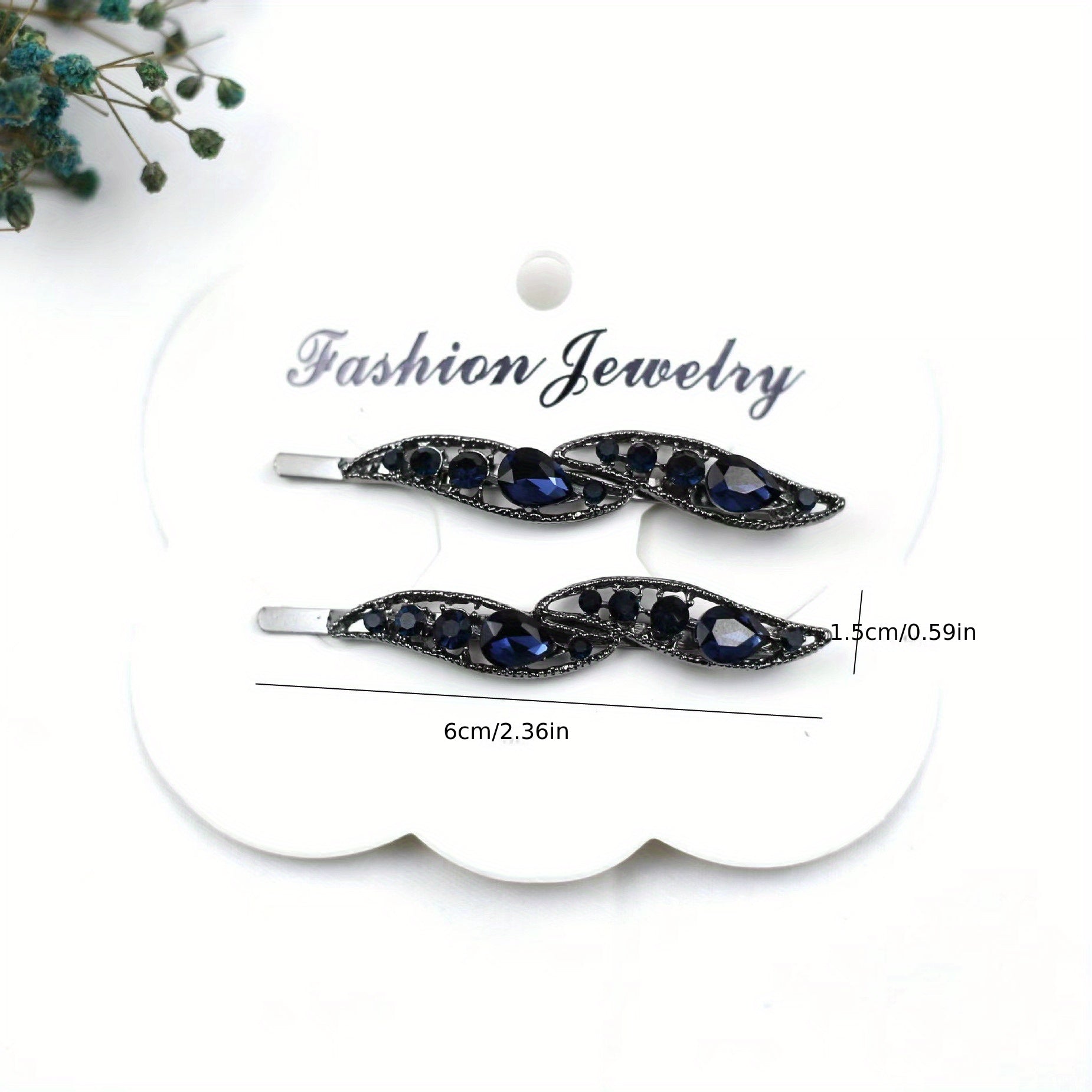 Crystal Hair Pin for Side Hair Bang Girls Clip
