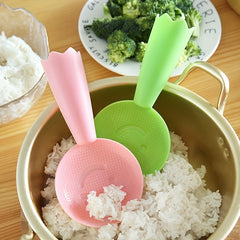 Smiling Rice Paddle Plastic Rice Spoon Kitchen Utensils