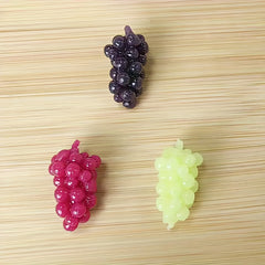 6pcs Vibrant Grape Bunches DIY Dollhouse Toy Accessories for Home Decor