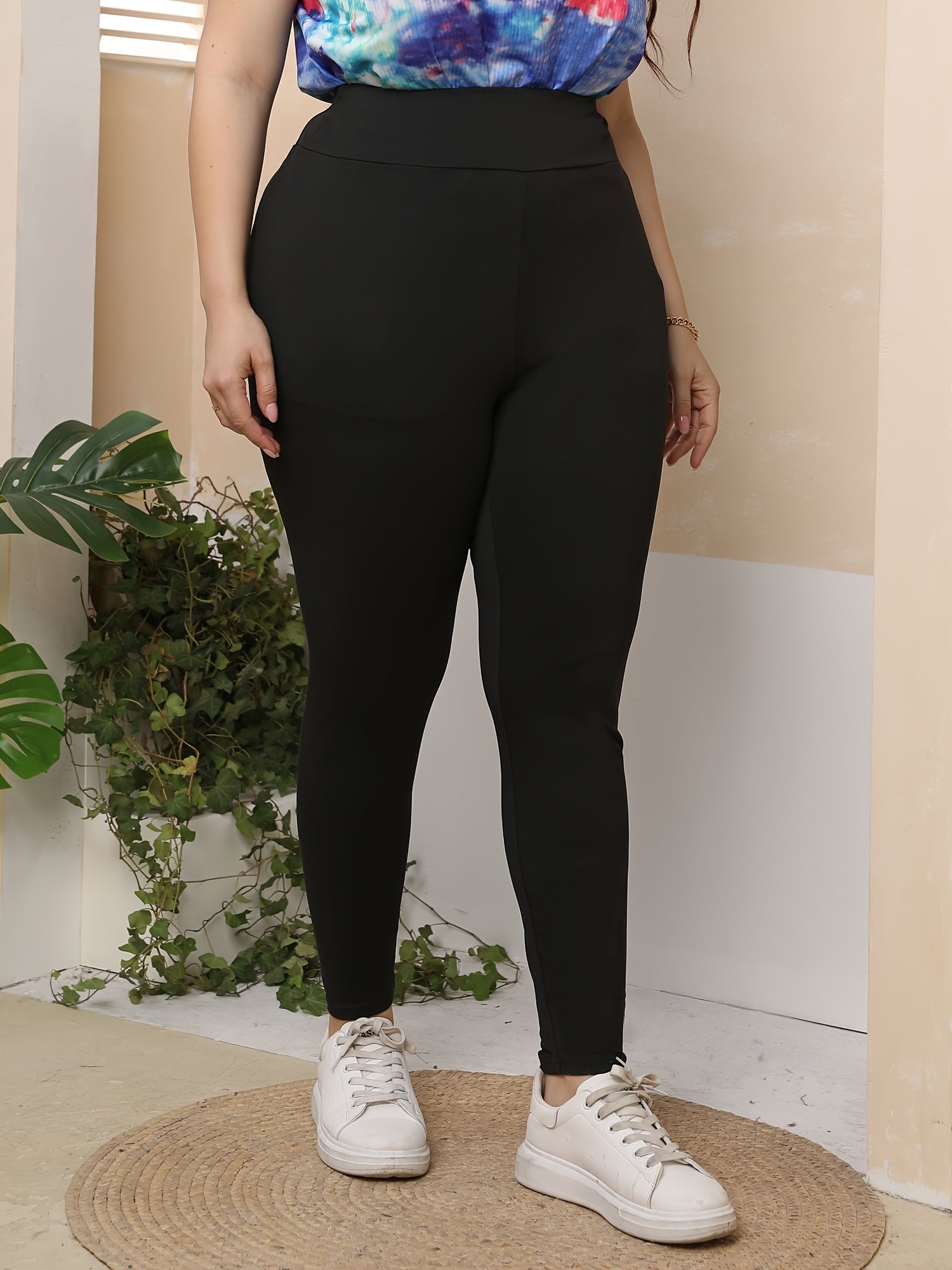  High Rise Leggings Sporty Stretch Skinny Pants