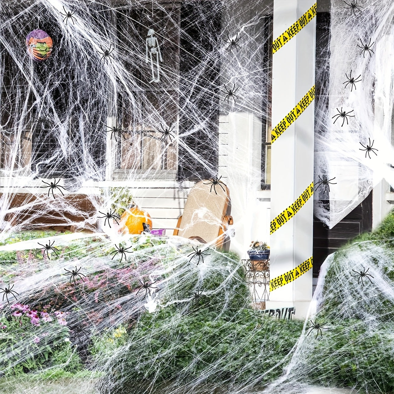 Halloween Spider Web Decoration