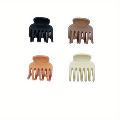 Small Hair Claw Solid Ponytail Holder Nonslip Hair Claw Clip