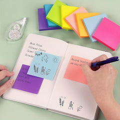 Purple Sticky Notes 7 62x7 Self Stick Bright Colors Sticky Notes