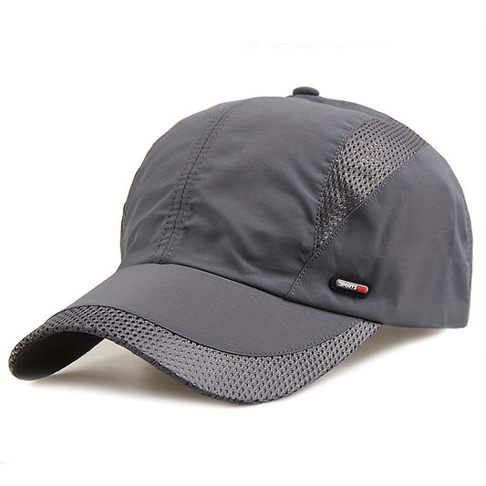 Mesh Sun Hat Quick Drying Baseball Cap for Men