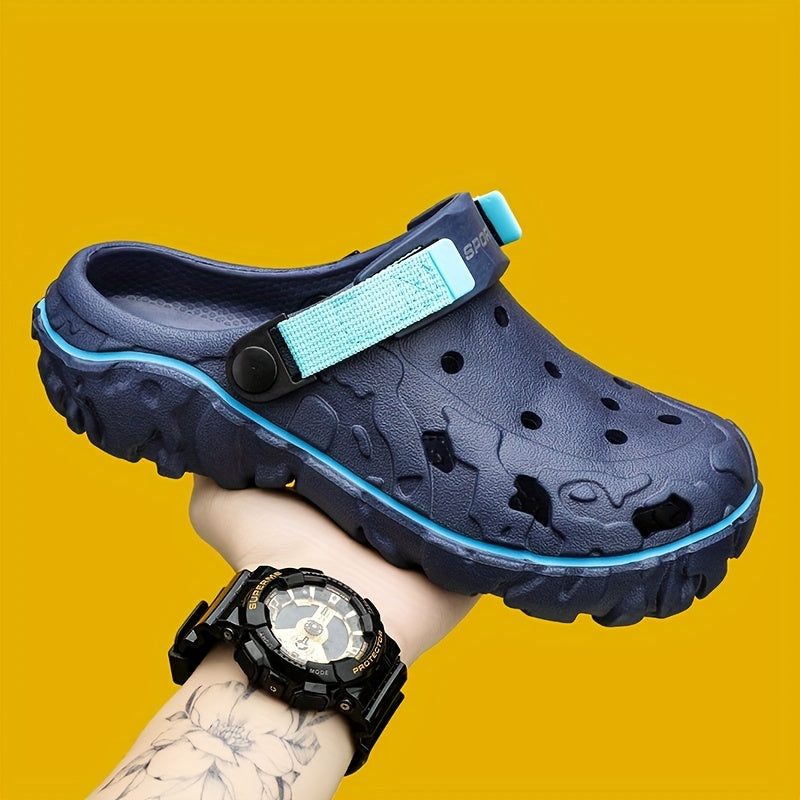 Men's Water Shoes Clogs Slip on Closed Toe Sandals Soft Sole Walking Shoes