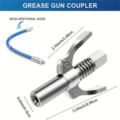 Dual Handle Lube Gun Coupler For Auto Maintenance