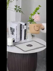 Happy Face Woven Storage Basket Desktop Storage Box Basket