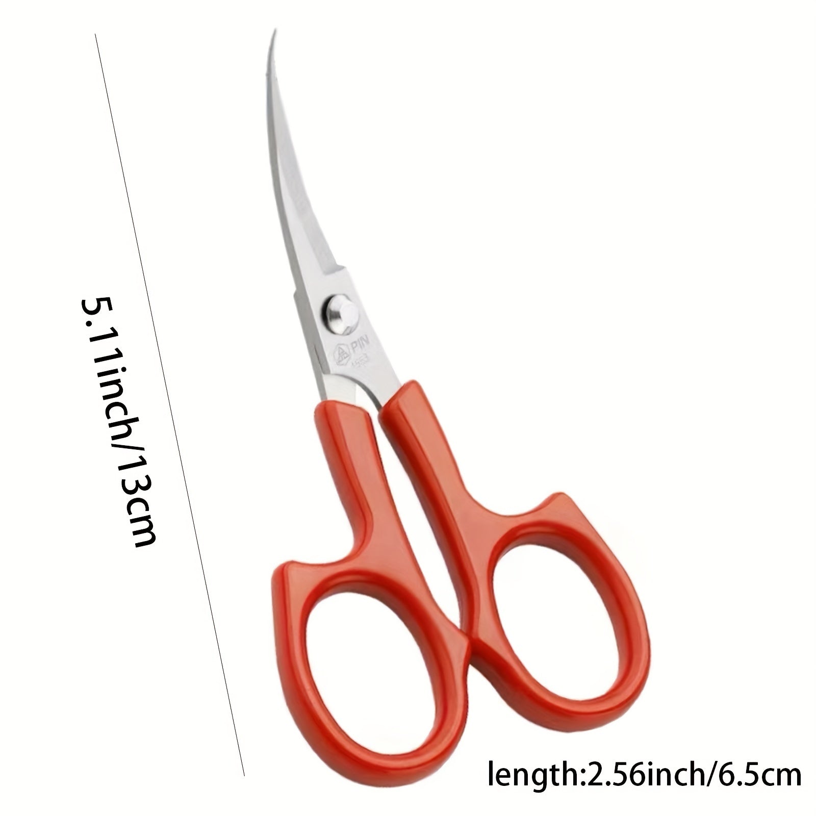 Elbow Shear Stainless Steel Embroidery Scissors Curved Small Scisso