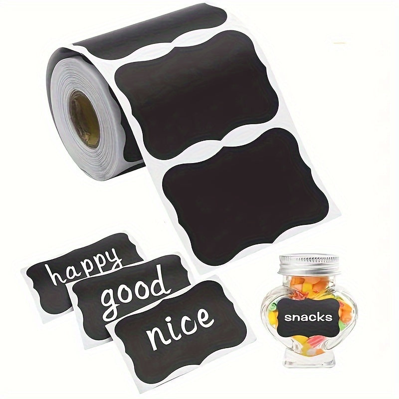 180 Sheets Waterproof Blackboard Sticker Labels