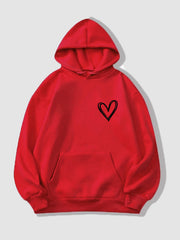 Women's Button Cowl Neck Wrap Sweatshirt Hoodie