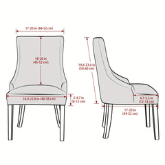 Jacquard Dining Chair Slipcover Non slip Chair Cover Furniture Protector