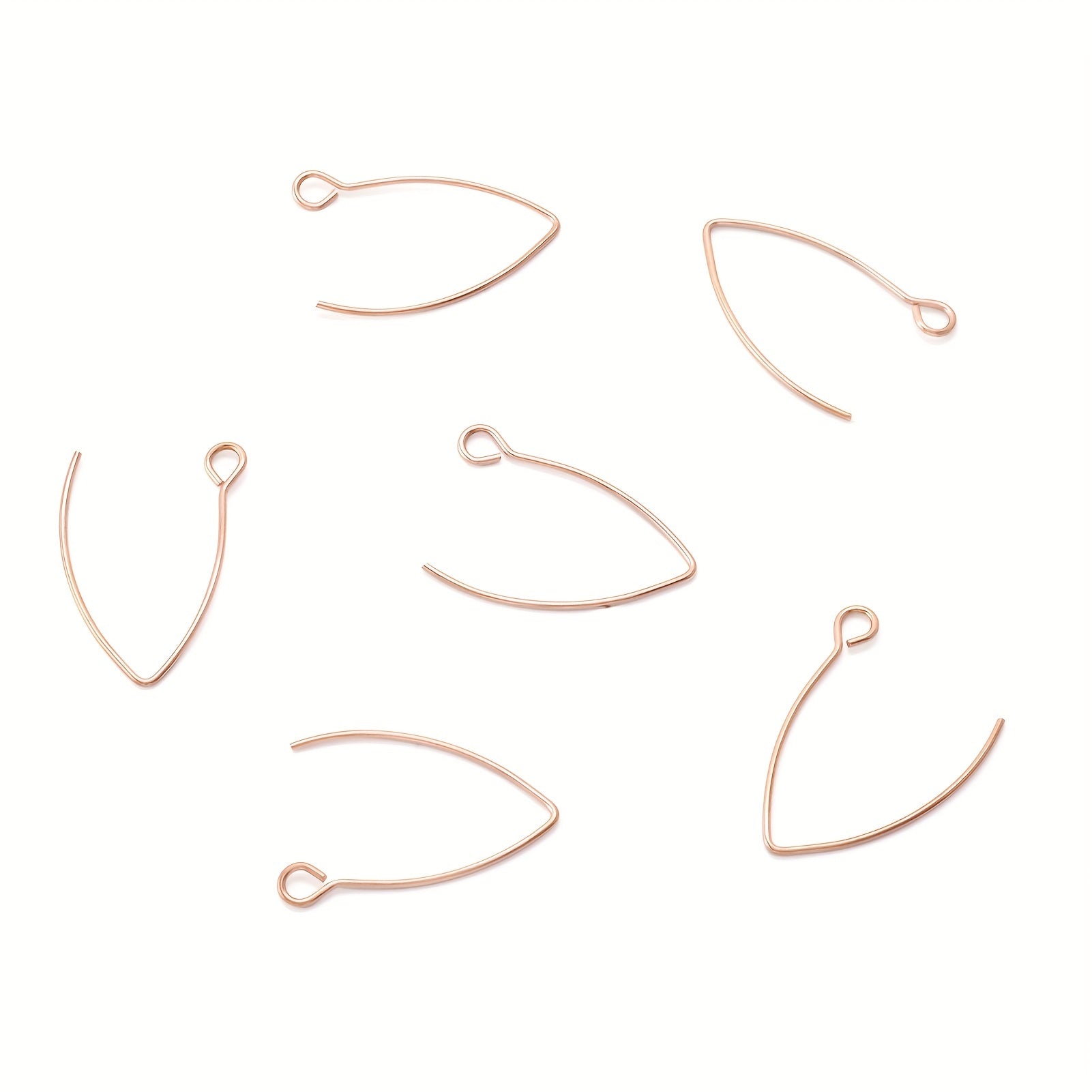 10 Pcs Stainless Steel Earring Hooks for Earrings Making