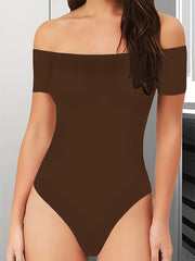 Sexy Off Shoulder Slim Bodysuit