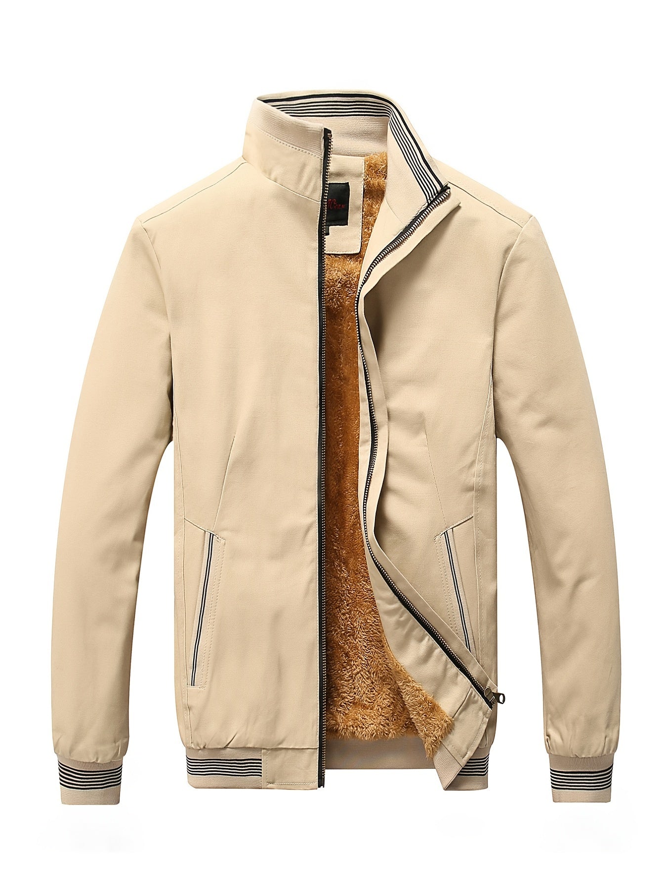 Men's Cotton Full Zip Fleece Jacket