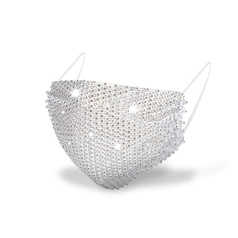 Diamond Unisex Face Mask Multicolor Rhinestone Mask