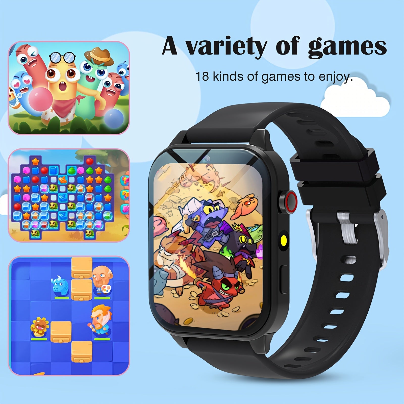 Kids Smart Game Watch with Camera and 18 Games