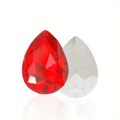 20pcs Glass Water Drop Drill Mobile Phone Sticker DIY Decoration Accessories