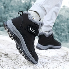 Thermal Non Slip Tactical Hiking Shoes Fastener Ankle Boots
