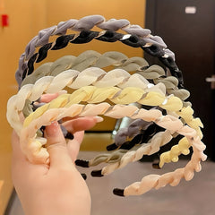 Skinny Organza Twist Headband Hair Band for Women