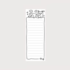 50 Sheets Animal Magnet Notepad for Fridge Grocery & Daily Tasks