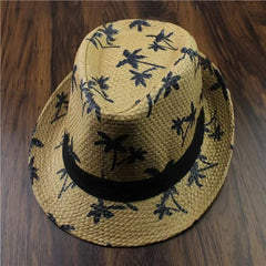 Kids Coconut Tree Top Straw Sun Hat for Beach Summer Protection