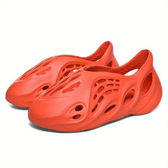 Hollow Out Closed Toe Foam Clogs Slippers Non Slip Beach Sandals
