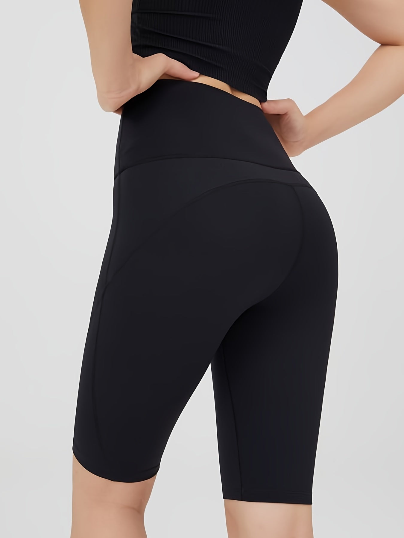 Women's High Waist Yoga Shorts with Tummy Control Leggings