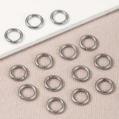 200pcs Stainless Steel Jump Rings for Jewelry Making