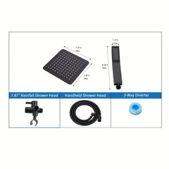 Stainless Steel Shower Set w/ Long Hose