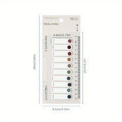 Vintage PET Index Sticky Notes for Journals & Collage