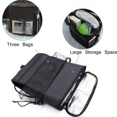 Car Chair Back Storage Bag Insulation Container Tissue Organizer