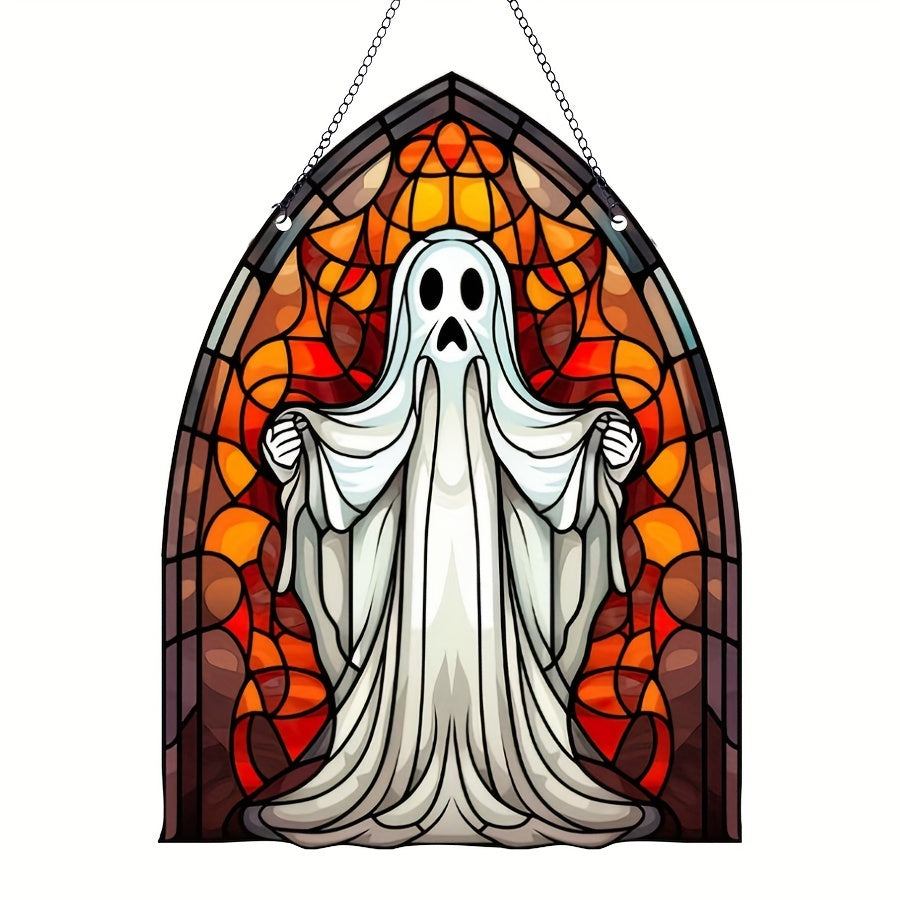 Acrylic Alien Halloween Horror Ghost Window Wall Decoration