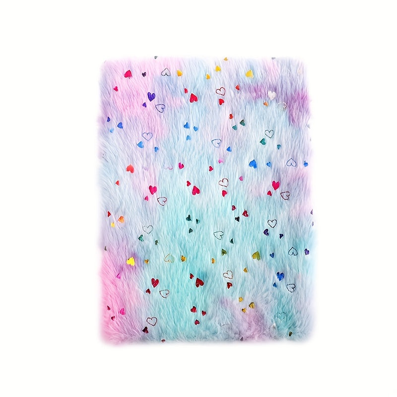 Plush Notebook Hand Ledger Colored Student Gift Prize Notebook