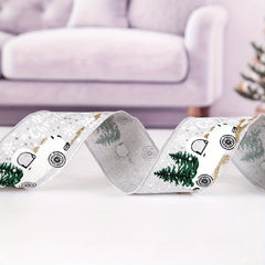 5m Christmas Ribbon Colorful Car Printing
