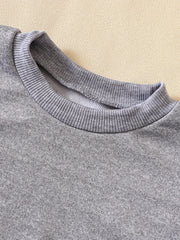 Boys Skeleton Pumpkin Print Sweatshirt Crew Neck Long Sleeve Pullover Top