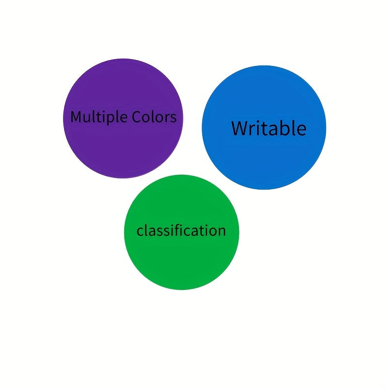 160pcs Color Round Labels for Storage Classification and Gift Packaging