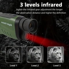 Night Vision Device 8x Zoom Waterproof Rechargeable 32g Memory Card