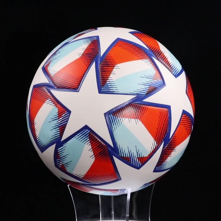 Custom Seamless No 5 Soccer Ball Game Weight Durable Long Lasting with Pump