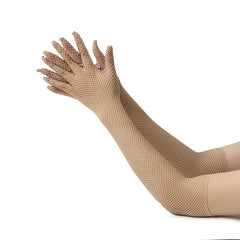 Sheer Long Formal Gloves for Halloween Costume Parties
