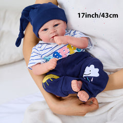 Reborn Youngsters Doll Soft Cloth Body Realistic Expressions