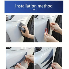 6pcs Carbon Fiber Air Bumper Spoiler - Upgrade Your Car's Aesthetic