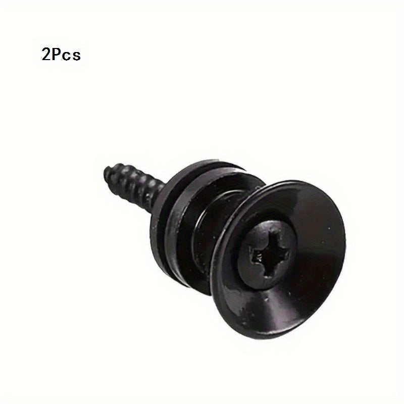 2pcs Metal Strap Lock Locking Pegs for Guitars