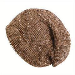 Double Layer Turban Cap Cotton Headband Head Wrap Bonnet