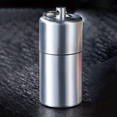 Men's Metal Waterproof Cigarette Case with Keychain