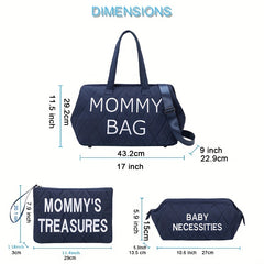 Diaper Bag Mommy Bag 5pcs Set Baby Nappy Waterproof Maternity Bag