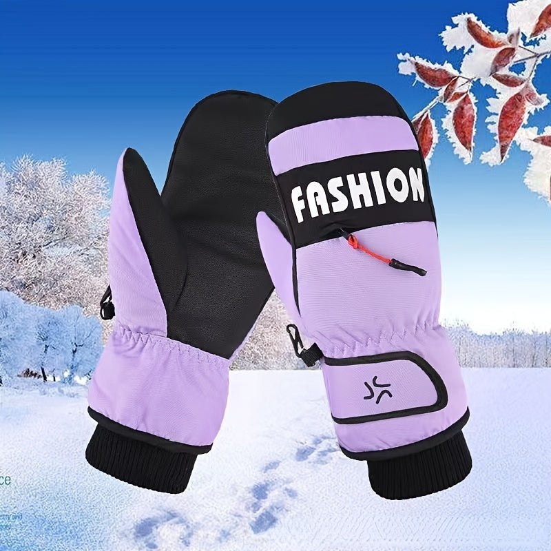 Winter Skiing Gloves Waterproof Windproof Coldproof Gloves