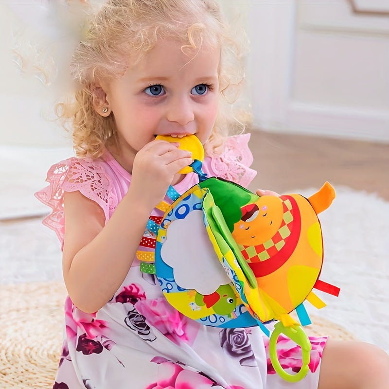 2pcs Baby Hanging Cloth Book Rattle Toy Multicolor Pen